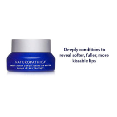 Naturopathica lip butter packaging highlights cruelty-free, USA-made care.