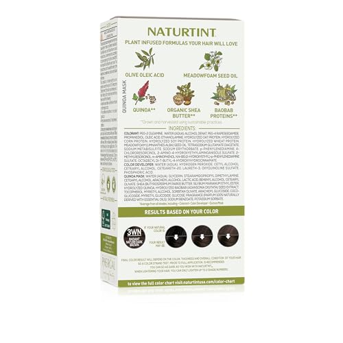 Naturtint 3WN Radiant Nature Dark Brown application kit for easy at-home color application.