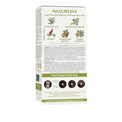 Naturtint 4W shade swatch showing rich brown tones for natural-looking color