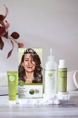 Naturtint 5A Light Ash Chestnut application gloves for mess-free coloring.