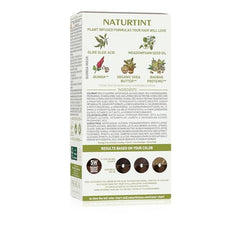 Naturtint 5W bottle demonstrates ammonia-free color application for sensitive scalps.