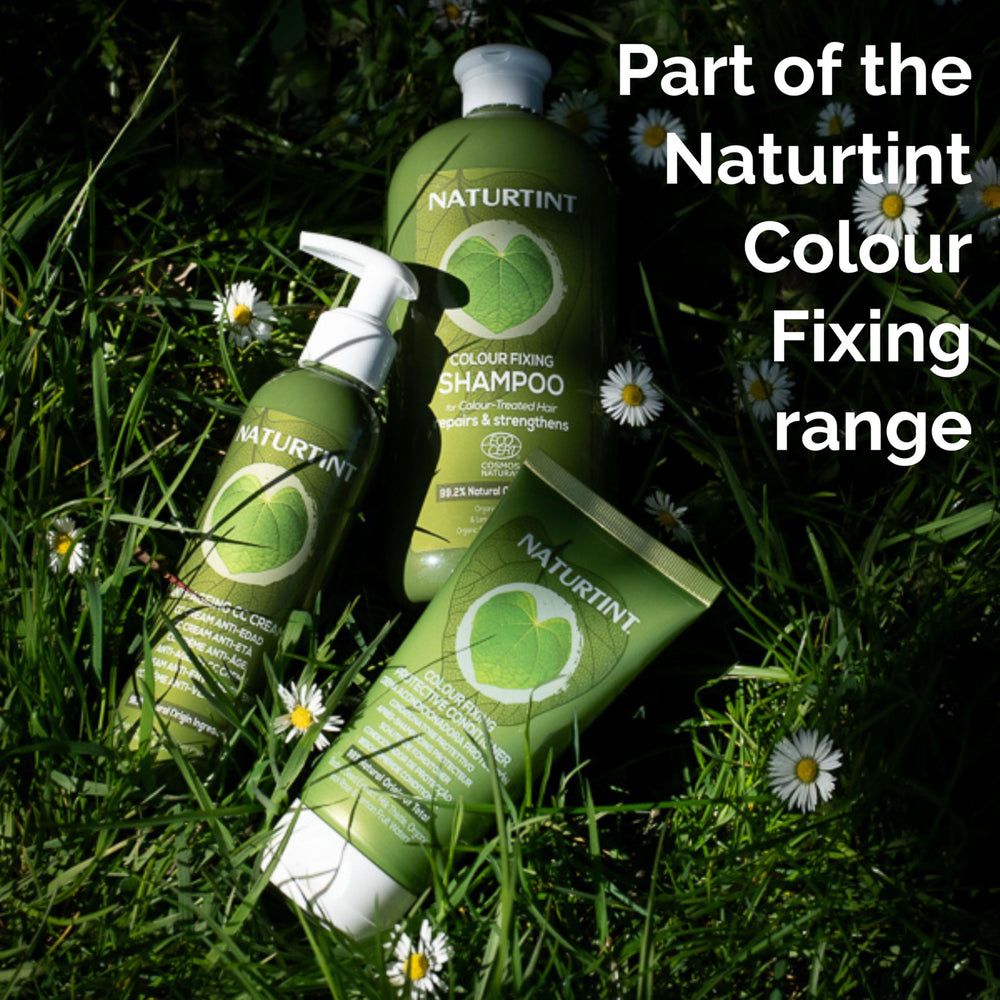 Naturtint CC Cream with sunflower details suggesting antioxidant protection for color.