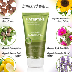 Naturtint Color Care Conditioner pump dispensing for controlled use.