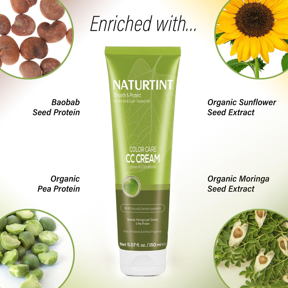 Naturtint Leave-In Detangling helps smooth hair and reduce frizz