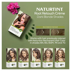 Naturtint Dark Blonde color covers gray in under 20 minutes.
