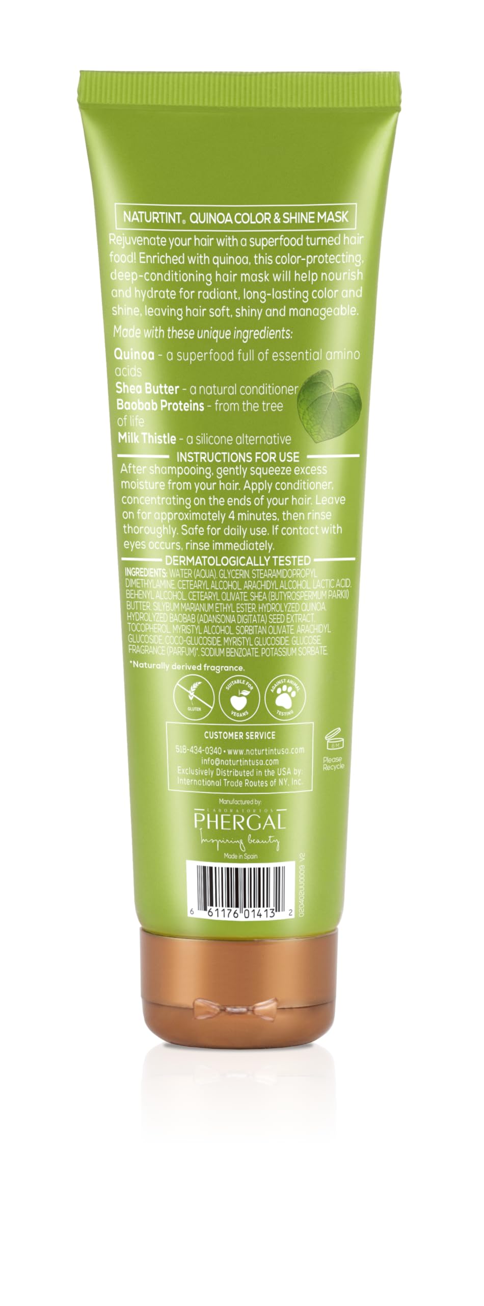 Naturtint Hair Food Deep Conditioning Mask application scene enhances manageability for dry hair.
