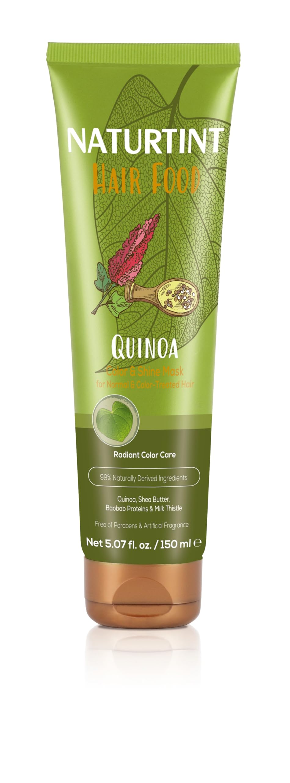 Naturtint Hair Food Deep Conditioning Mask bottle pour nourishes color-treated hair.