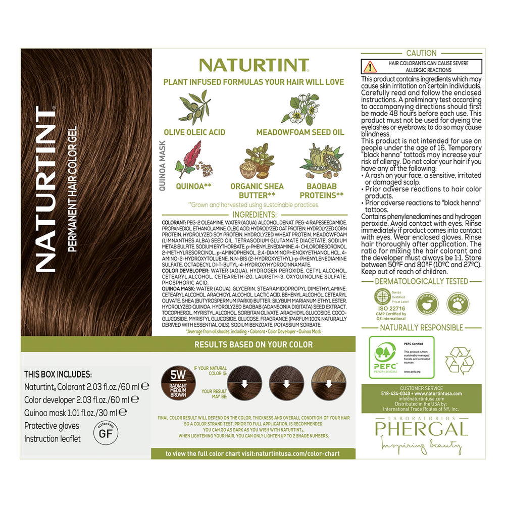 Naturtint color-mix shot shows easy at-home application.