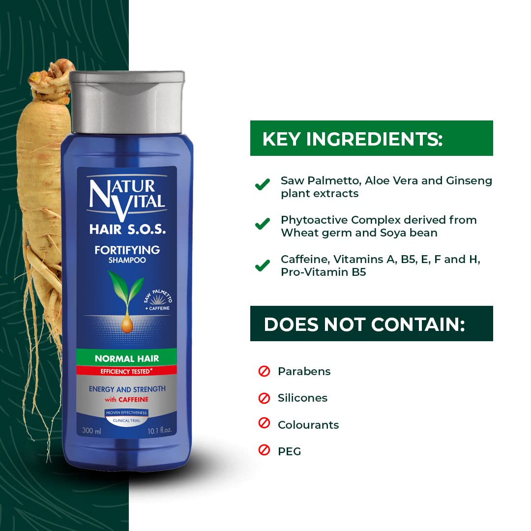 Rich lather forms to cleanse and refresh hair.