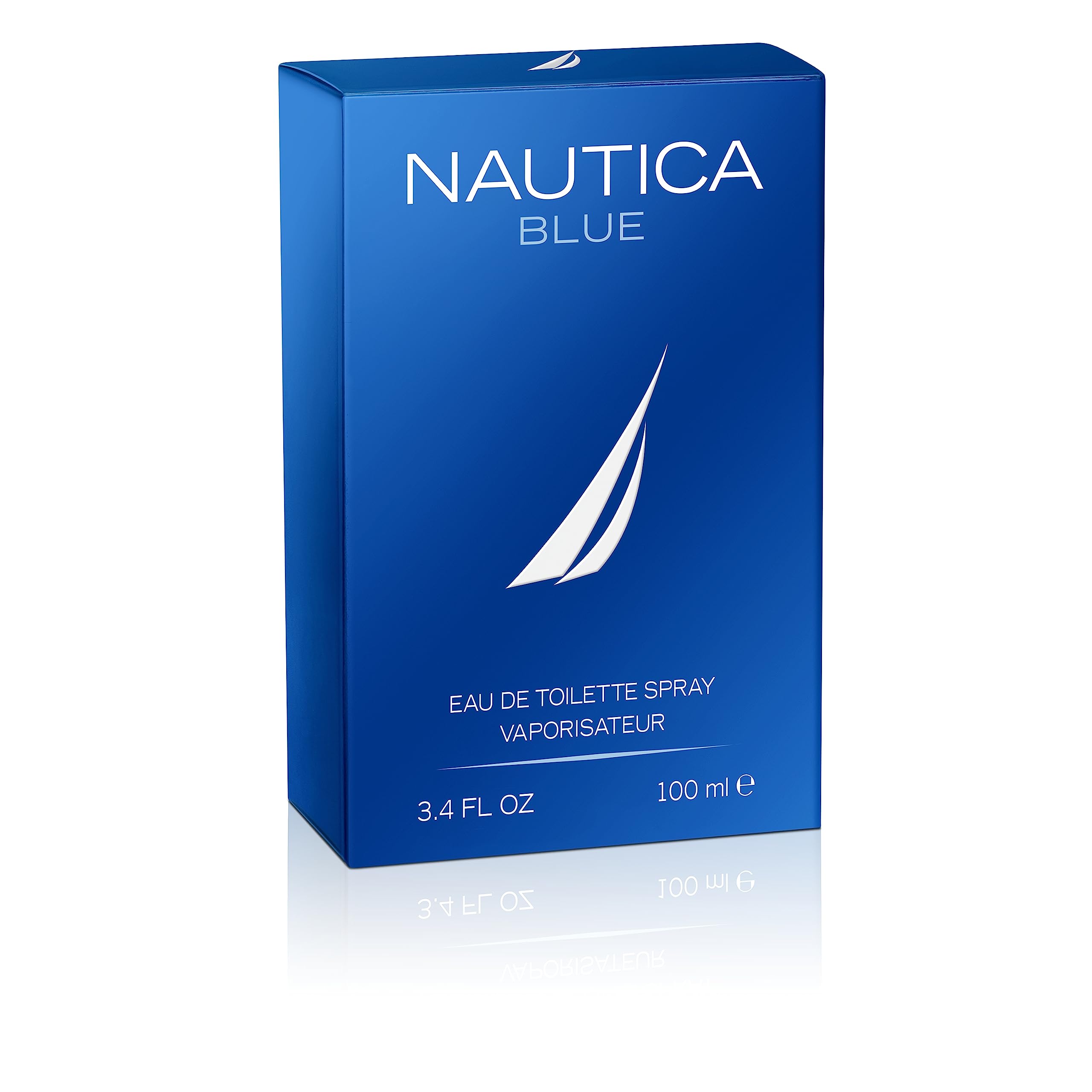 Nautica Blue EDT packaging box highlighting a clean, ready-to-wear fragrance.