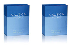 Nautica Voyage for Men pack contains two EDT bottles, offering versatile travel readiness.