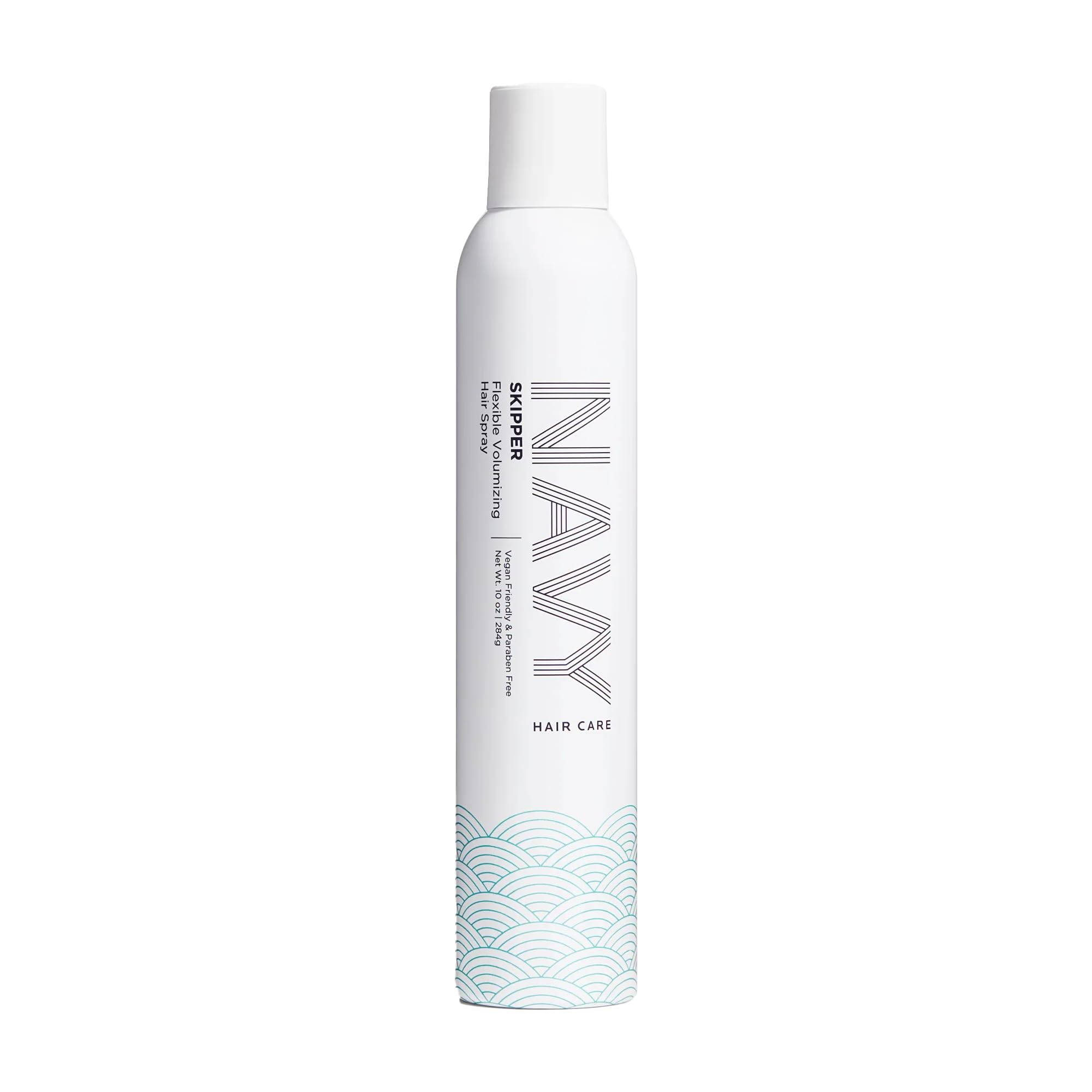 NAVY HAIR CARE Skipper thickening bottle front—volume-boosting spray for fuller, brushable style.