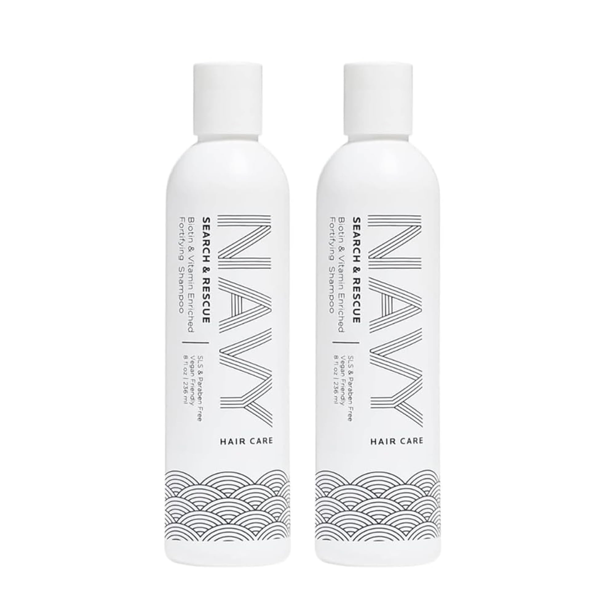 NAVY HAIR CARE Search and Rescue Shampoo bottle for daily nourishment