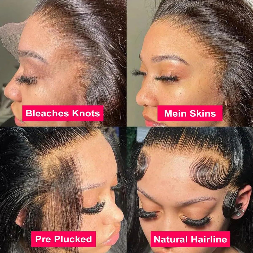 Nawpum bleached knots create a more realistic hairline