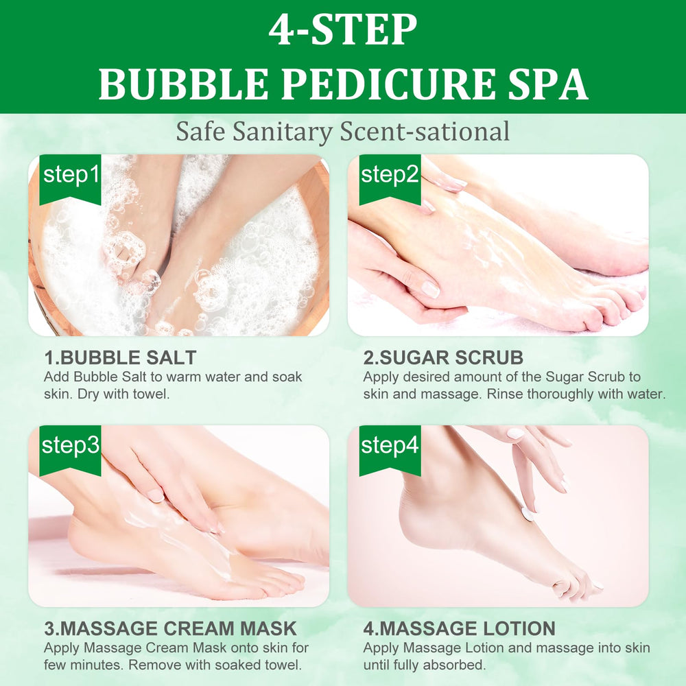 NBC BeautiLab pedicure kit massage mask for nourishing feet