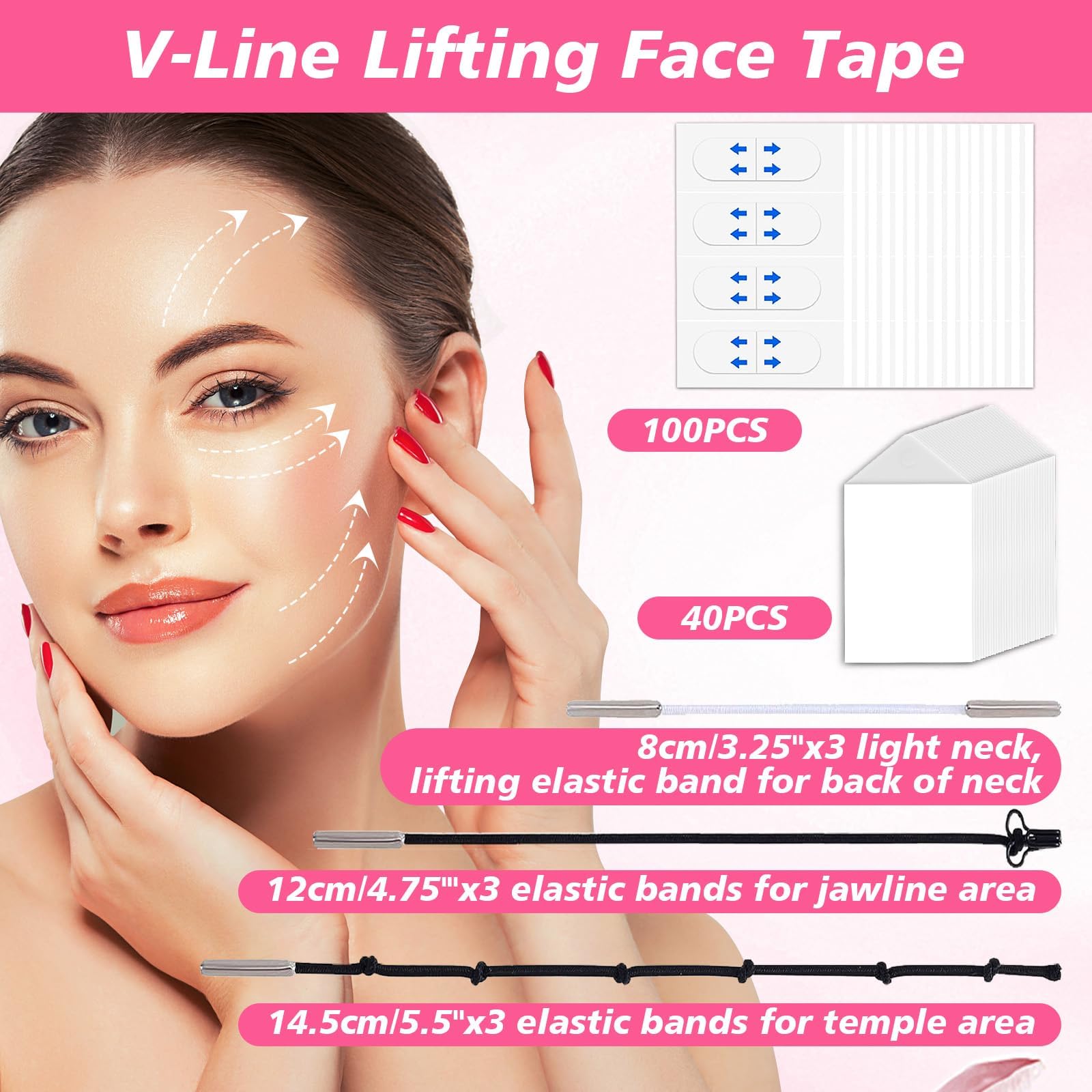 NBF Face Neck Tape helps selfies look smoother and more flattering.
