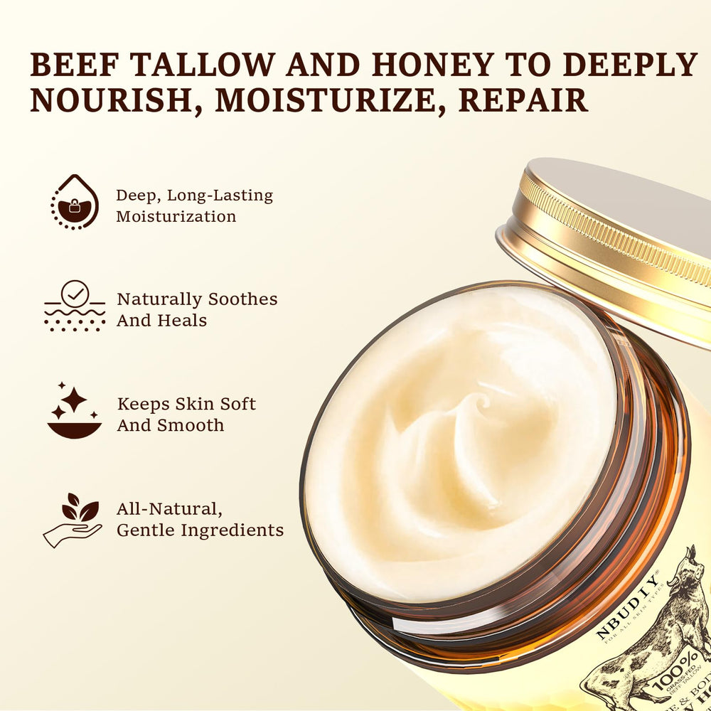 NBUDIY fragrance-free formula absorbs quickly for sensitive skin comfort