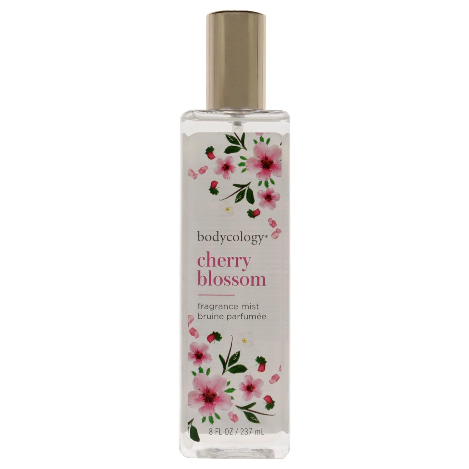 NC fragrance mist front bottle showing cherry blossom notes for everyday wear.