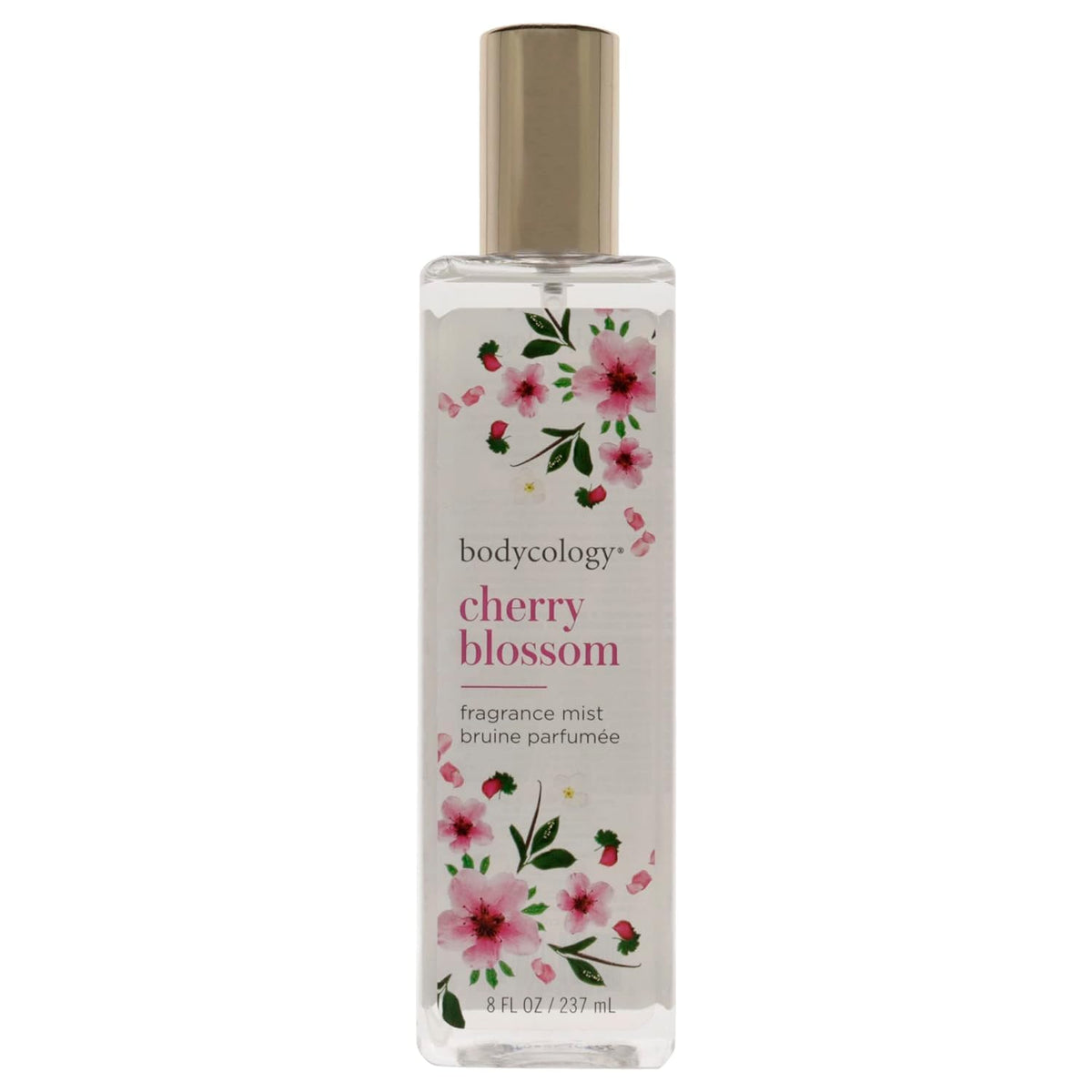 NC fragrance mist front bottle showing cherry blossom notes for everyday wear.