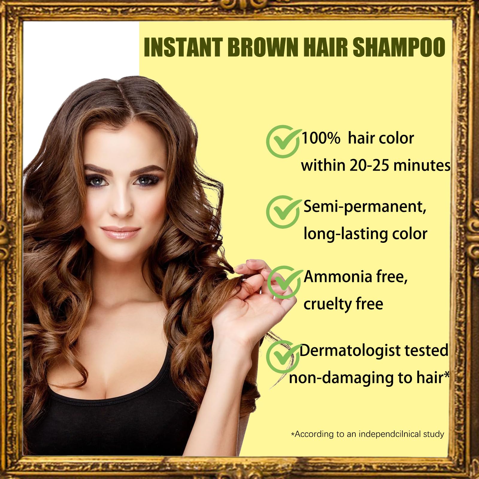 NCEPROHR at-home color results showing natural light brown shade