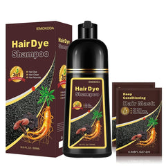 NCEPROHR light brown dye shampoo bottle ready for quick at-home color