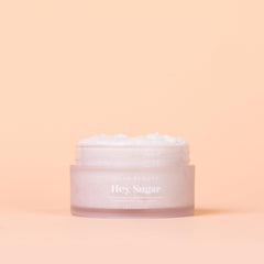 Hey Sugar packaging front highlighting vegan, natural ingredients for daily use