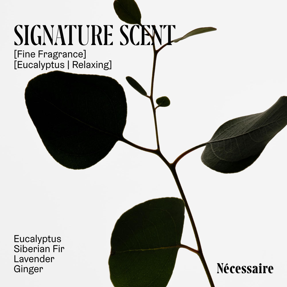 Marula oil and niacinamide ingredients support nourished-looking skin.