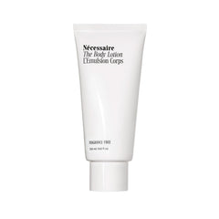 Nécessaire The Body Lotion Fragrance-Free bottle showing daily moisture for sensitive skin.