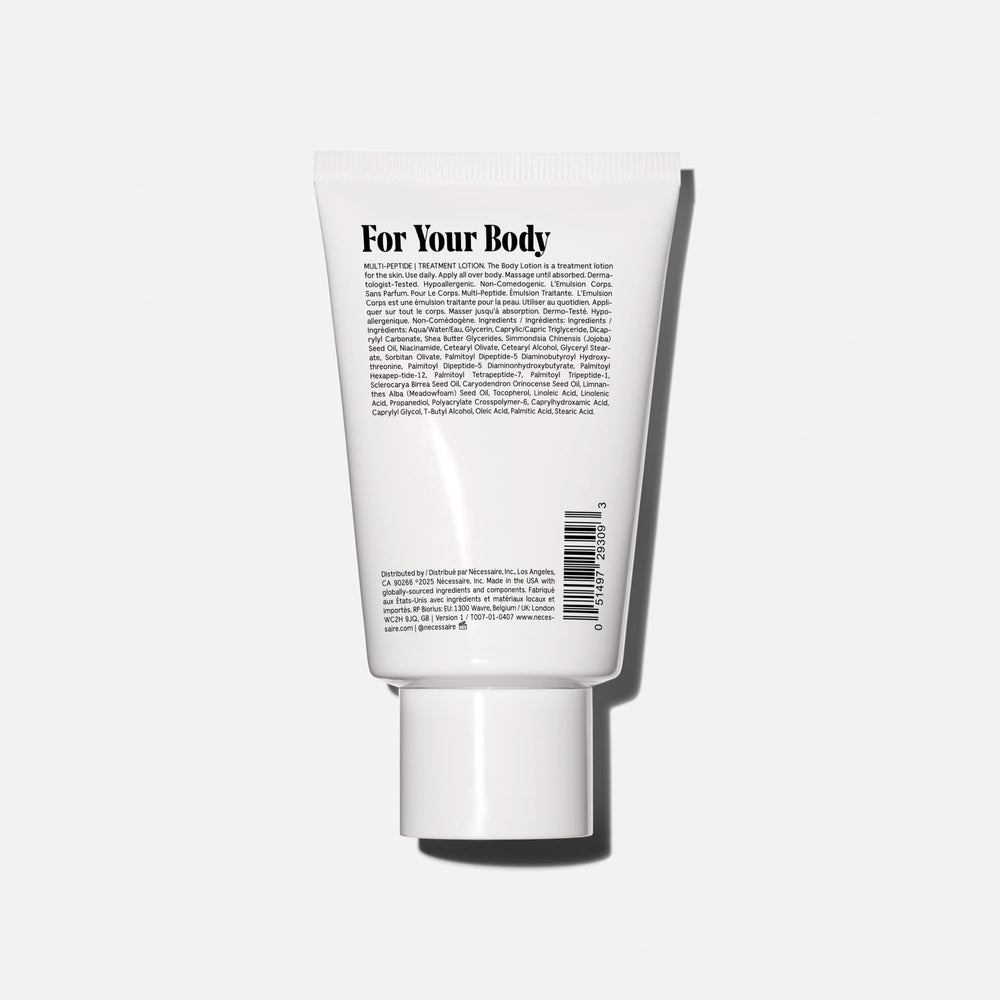 Nécessaire The Body Lotion with vitamins C and E oils nourishes the skin