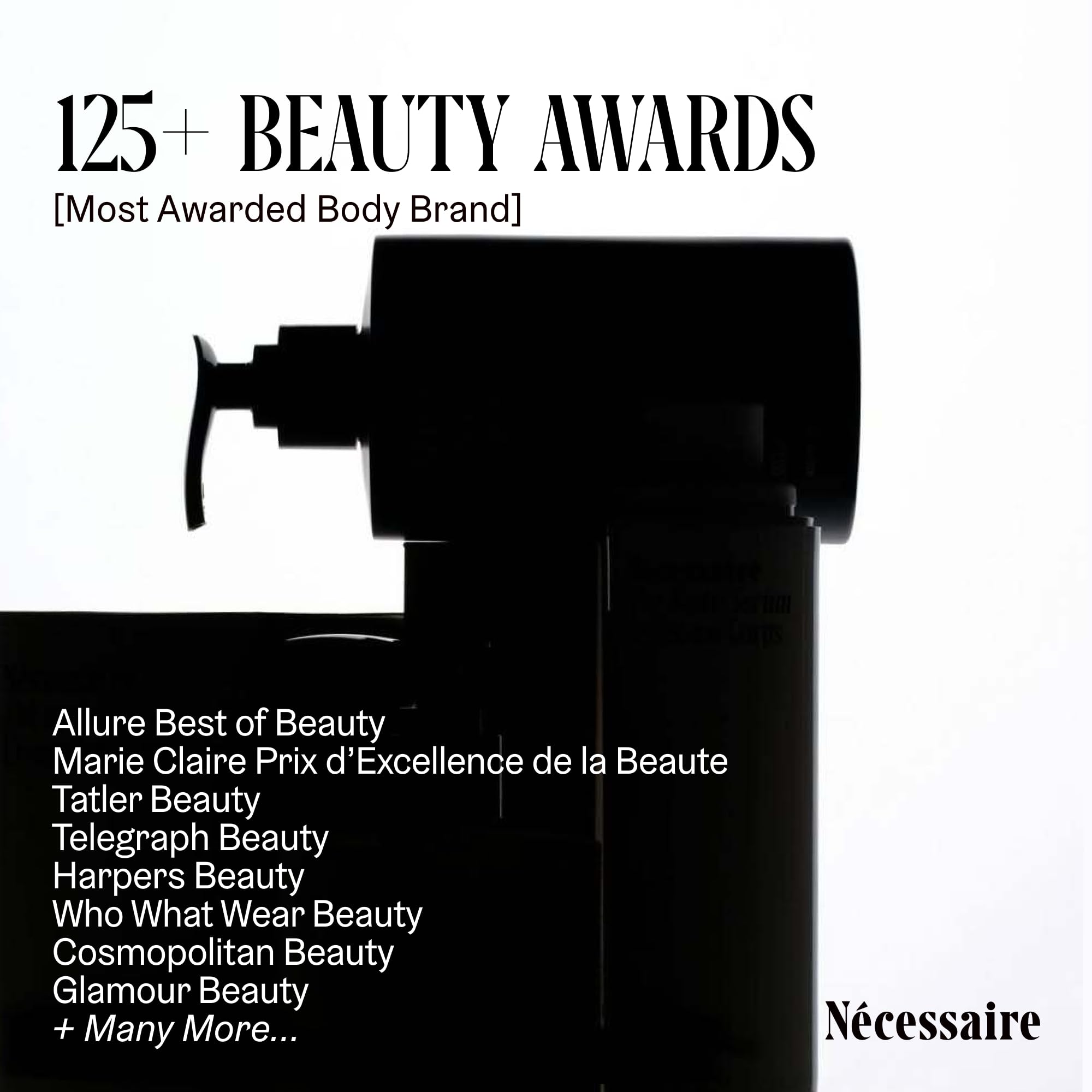 Nécessaire 500ml bottle packaging for daily use