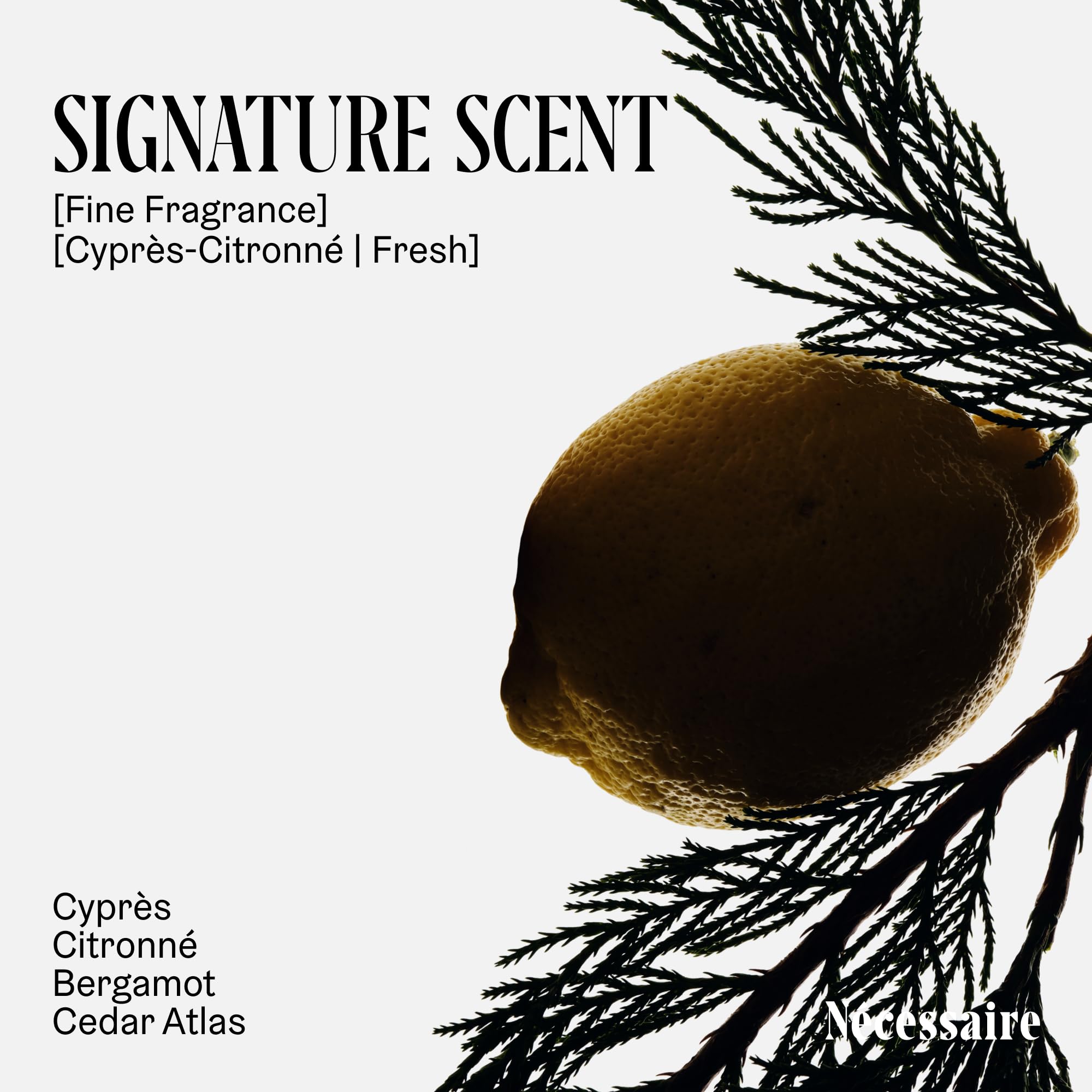 Nécessaire glycerin and plant surfactants for gentle cleansing