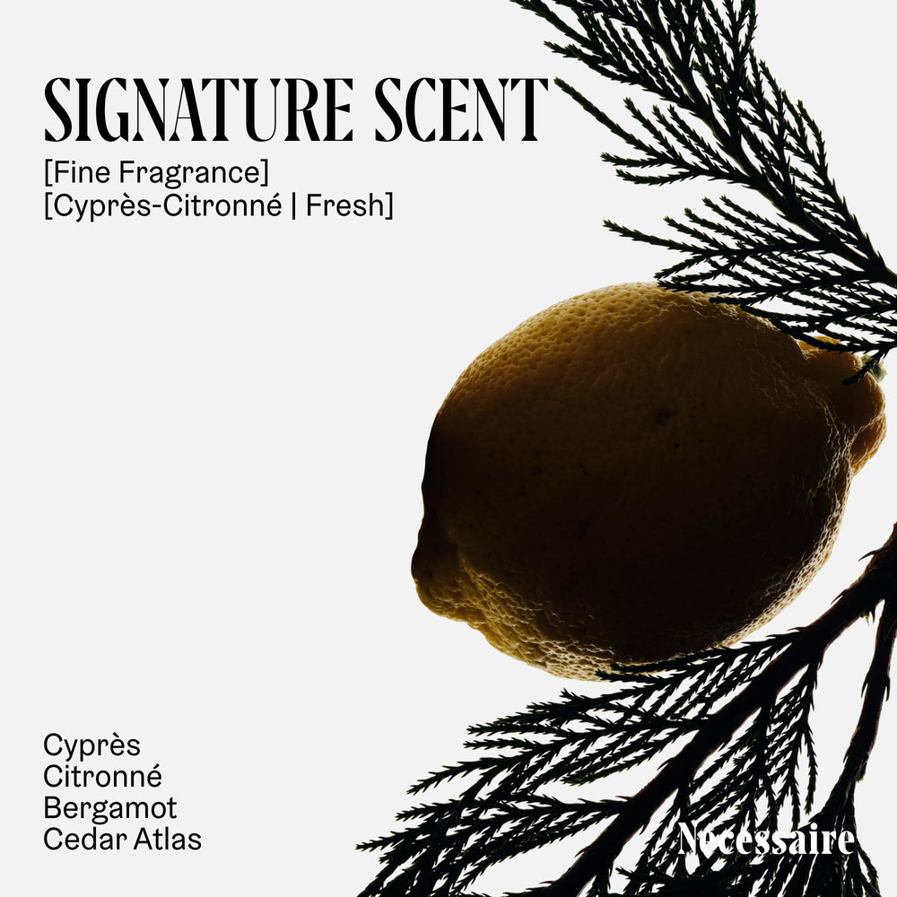 Nécessaire glycerin and plant surfactants for gentle cleansing