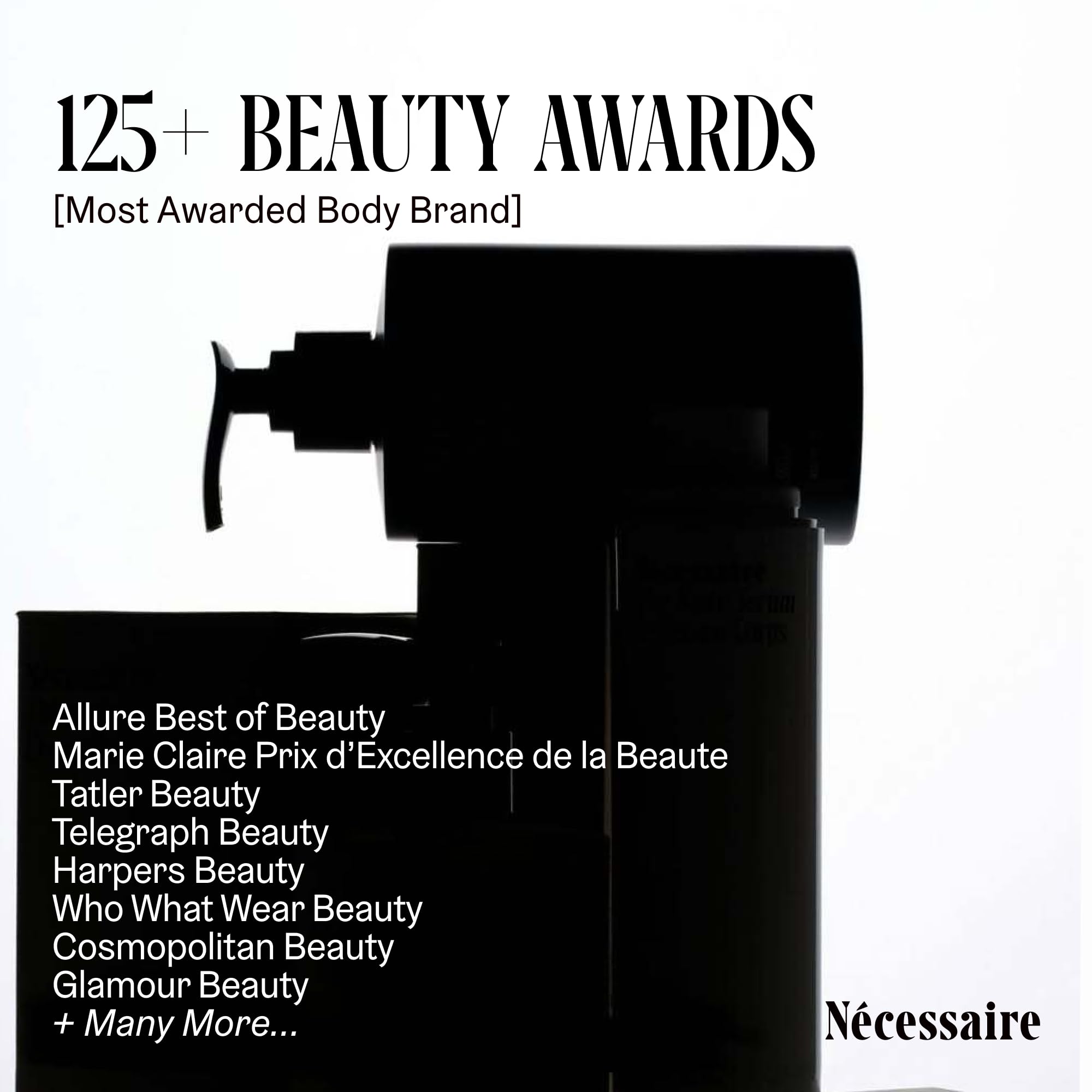 Nécessaire branding with sustainability certification icons signaling eco-friendly commitments