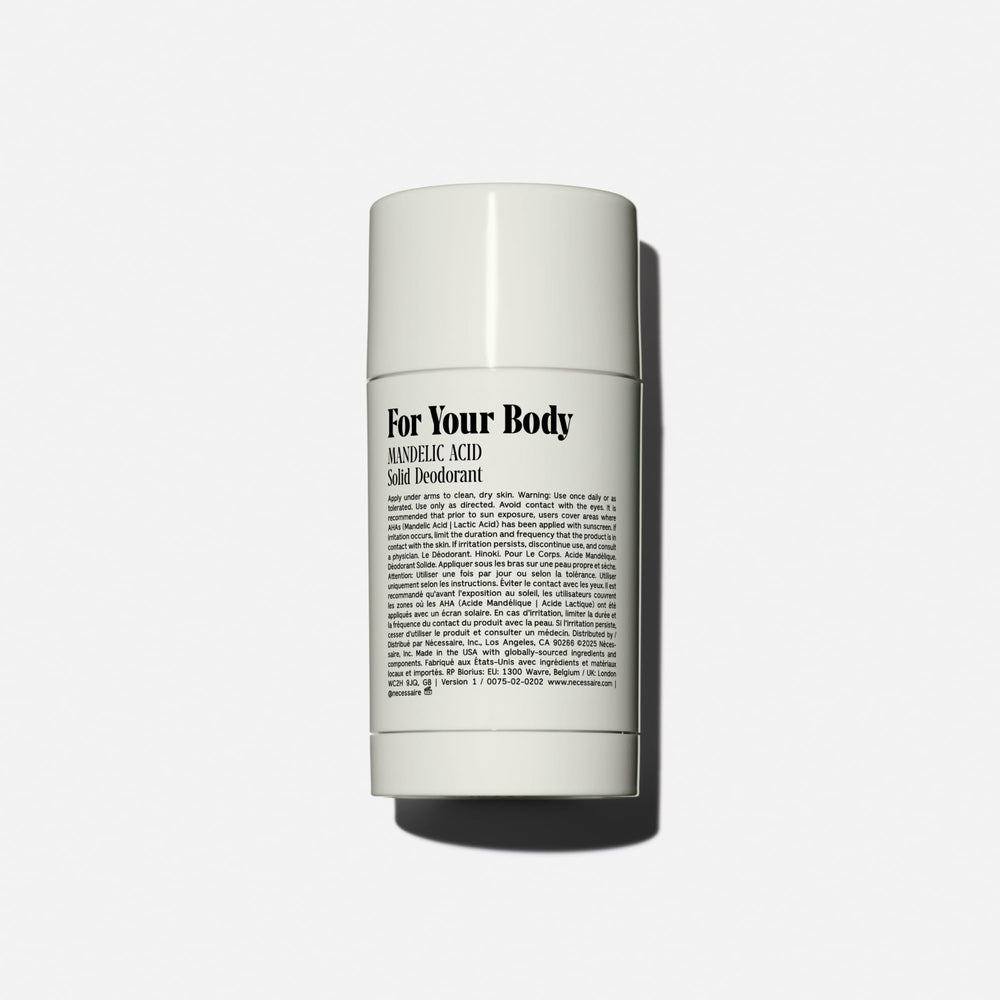 Nécessaire Hinoki packaging close-up showing premium design and trust