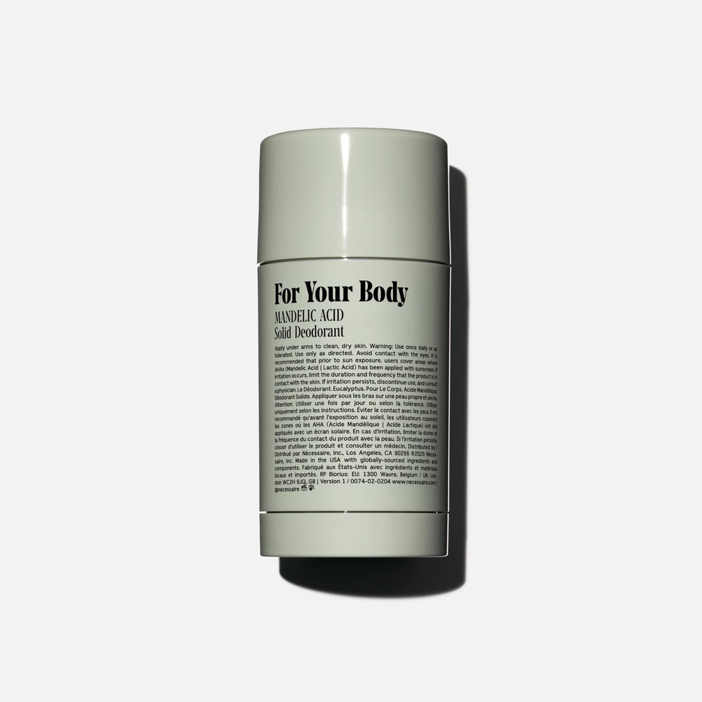 Nécessaire Eucalyptus deodorant stick ready for daily application and odor protection.