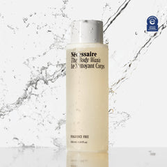 Foam lather from Nécessaire fragrance-free wash during a shower