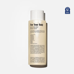 Nécessaire label closeup showing fragrance-free formulation