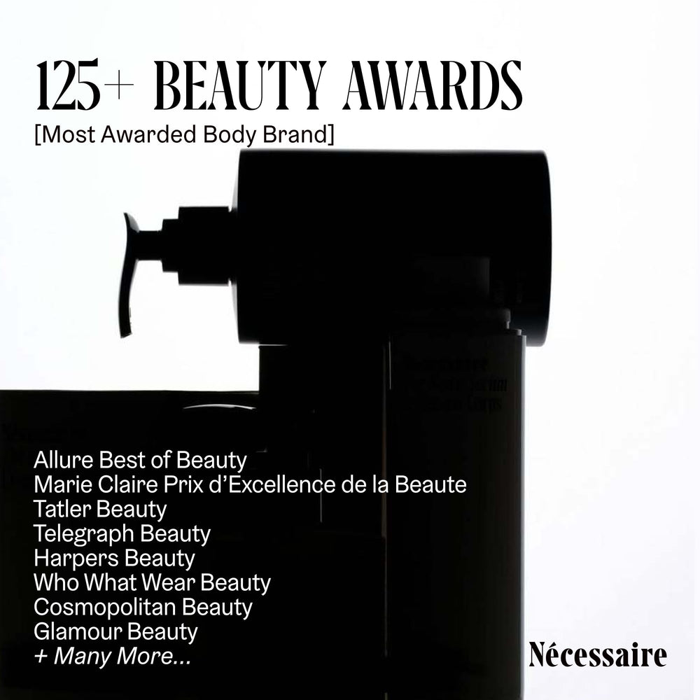Nécessaire Lip Balm showcases eczema-approved, sensitive-skin friendly formula.