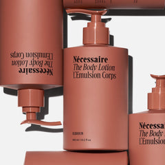 Nécessaire Olibanum cream swatch shows rich yet lightweight feel on skin.