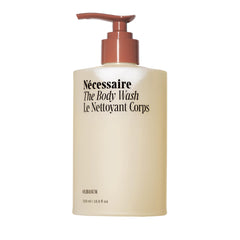 Nécessaire Olibanum body wash bottle with premium packaging for daily cleansing.