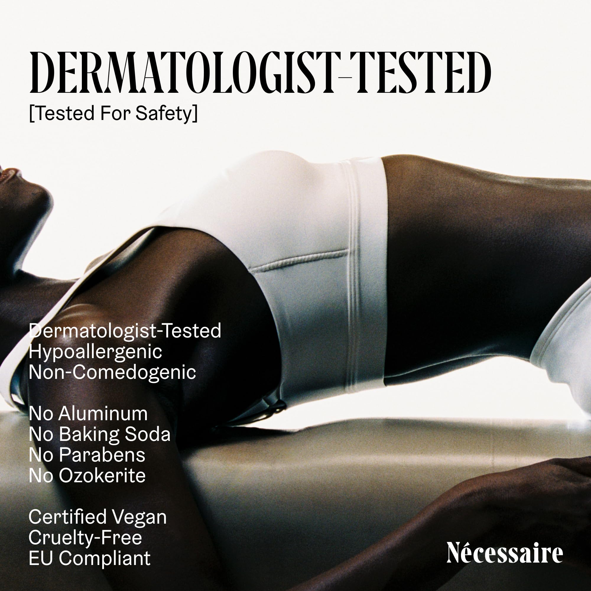 Dermatologist-tested Nécessaire Olibanum deodorant for skin-friendly care.