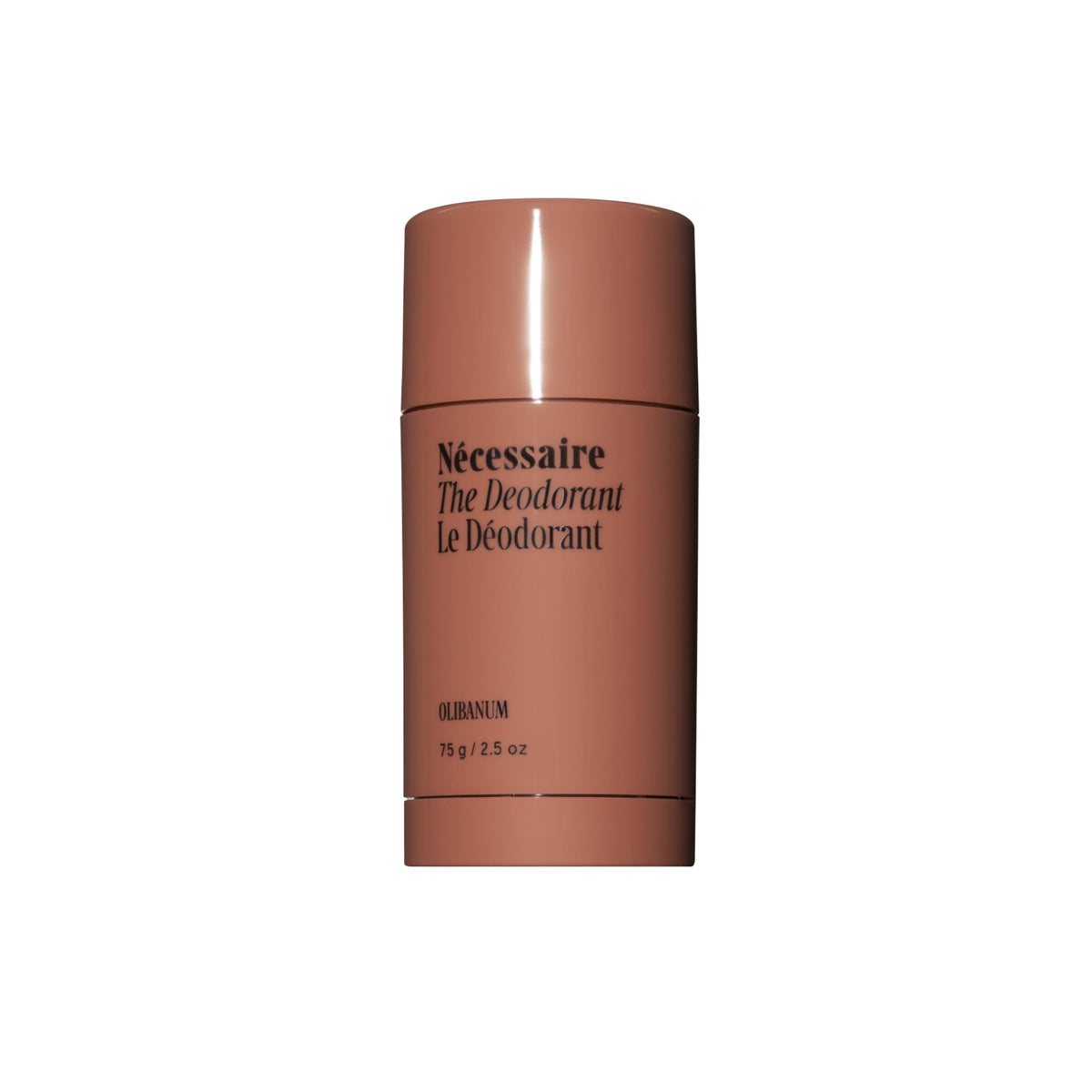 Nécessaire Olibanum deodorant packaging for easy daily use.