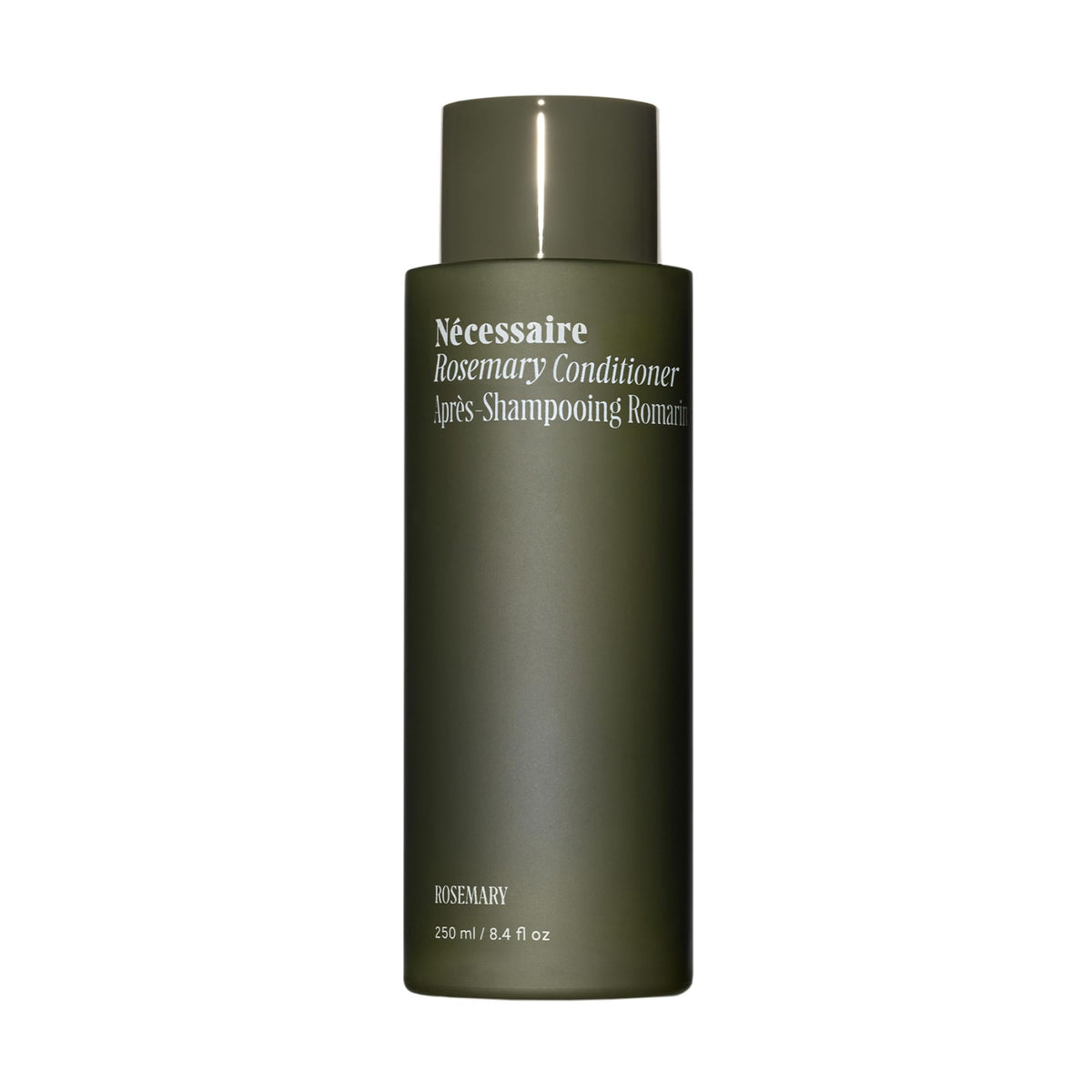 Nécessaire Rosemary Conditioner bottle front shows premium packaging and versatile hair-supporting formula.