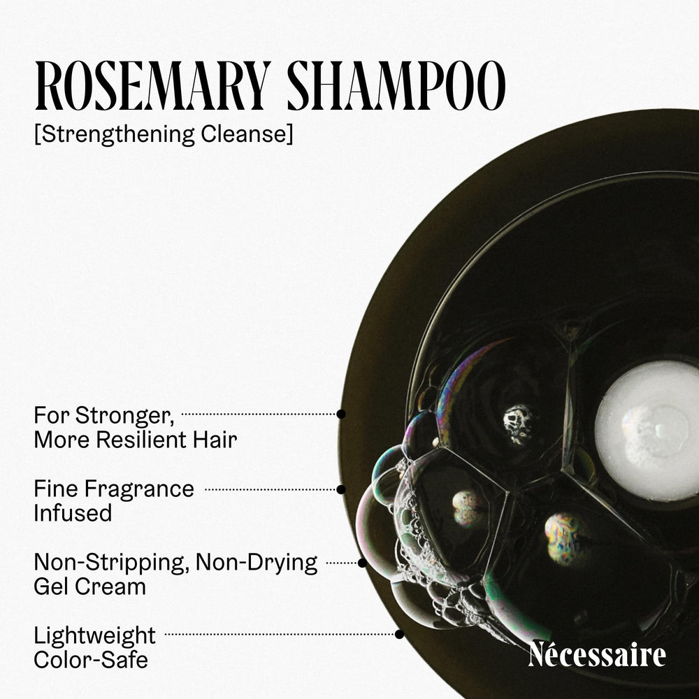 Nécessaire Rosemary Conditioner cream closeup emphasizes softening texture.