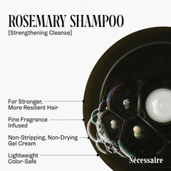 Nécessaire Rosemary Conditioner cream closeup emphasizes softening texture.