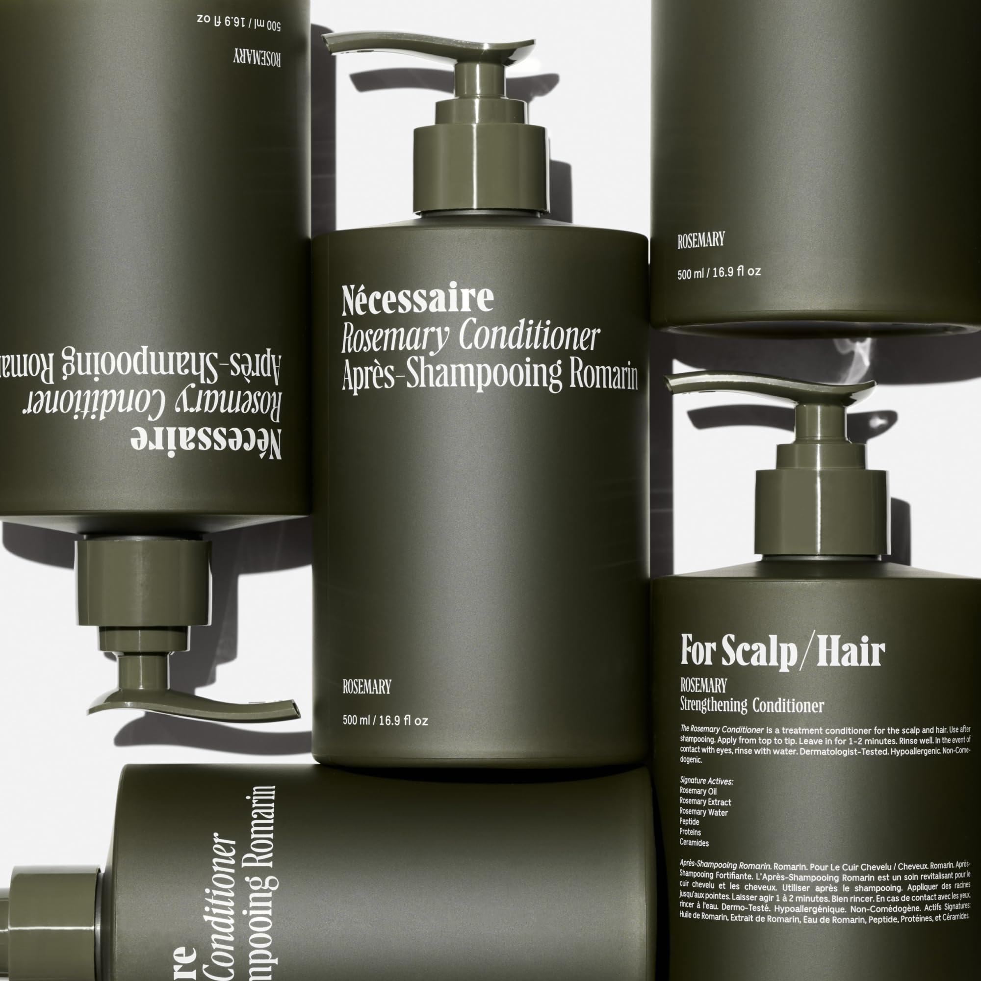 Nécessaire Rosemary Conditioner ingredients highlight plant proteins for strength