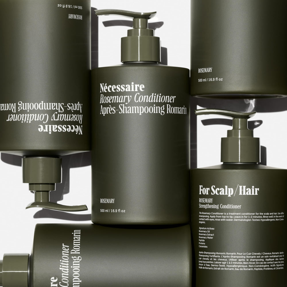 Nécessaire Rosemary Conditioner ingredients highlight plant proteins for strength