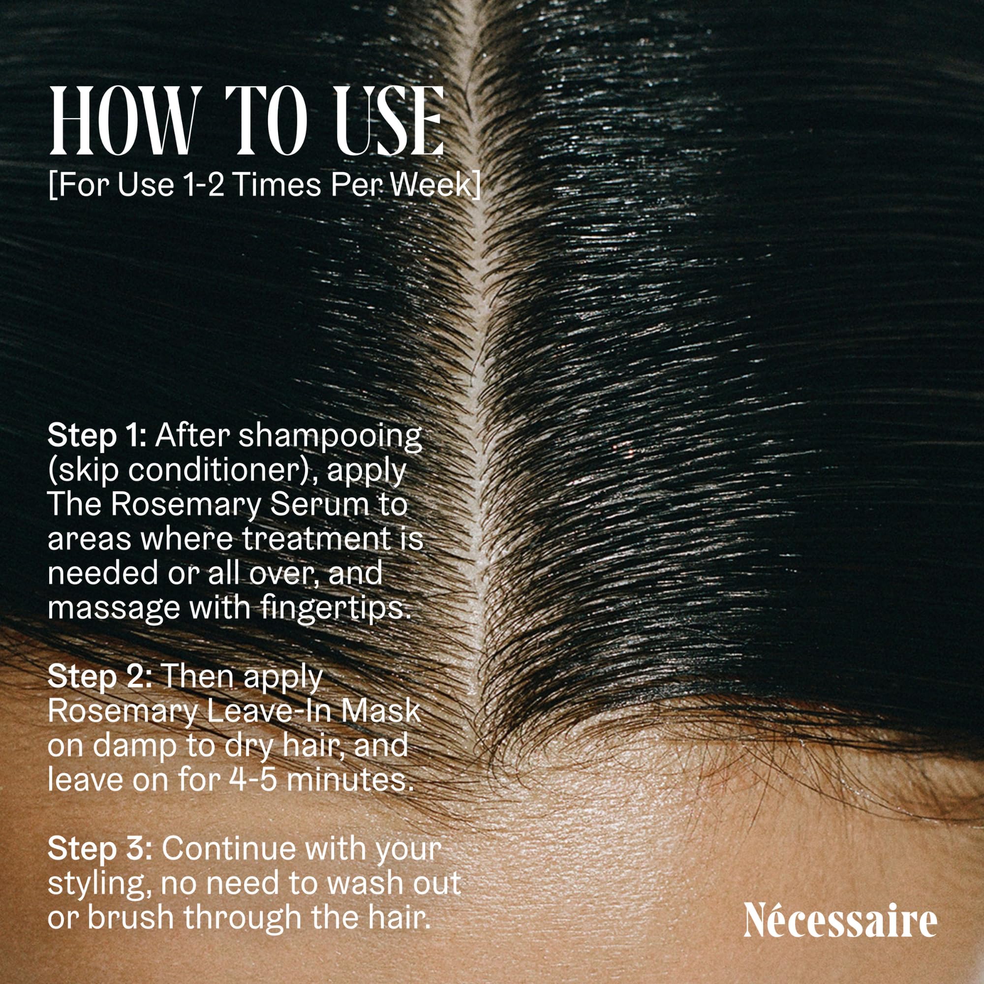 Nécessaire Rosemary Leave-In Mask fragrance highlights rosemary and mandarin aroma.