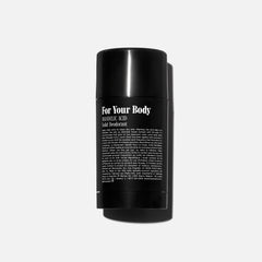 Nécessaire Santal deodorant cap close-up shows premium sleek design.