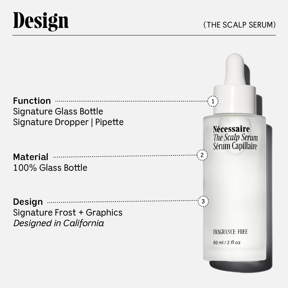 Nécessaire Scalp Serum daily-use-application demonstrates simple, consistent routines that may support scalp balance.